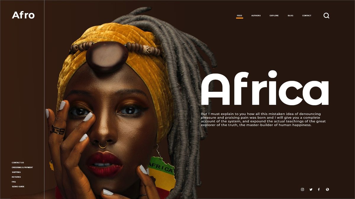 Web design project preview for a business in Kisii